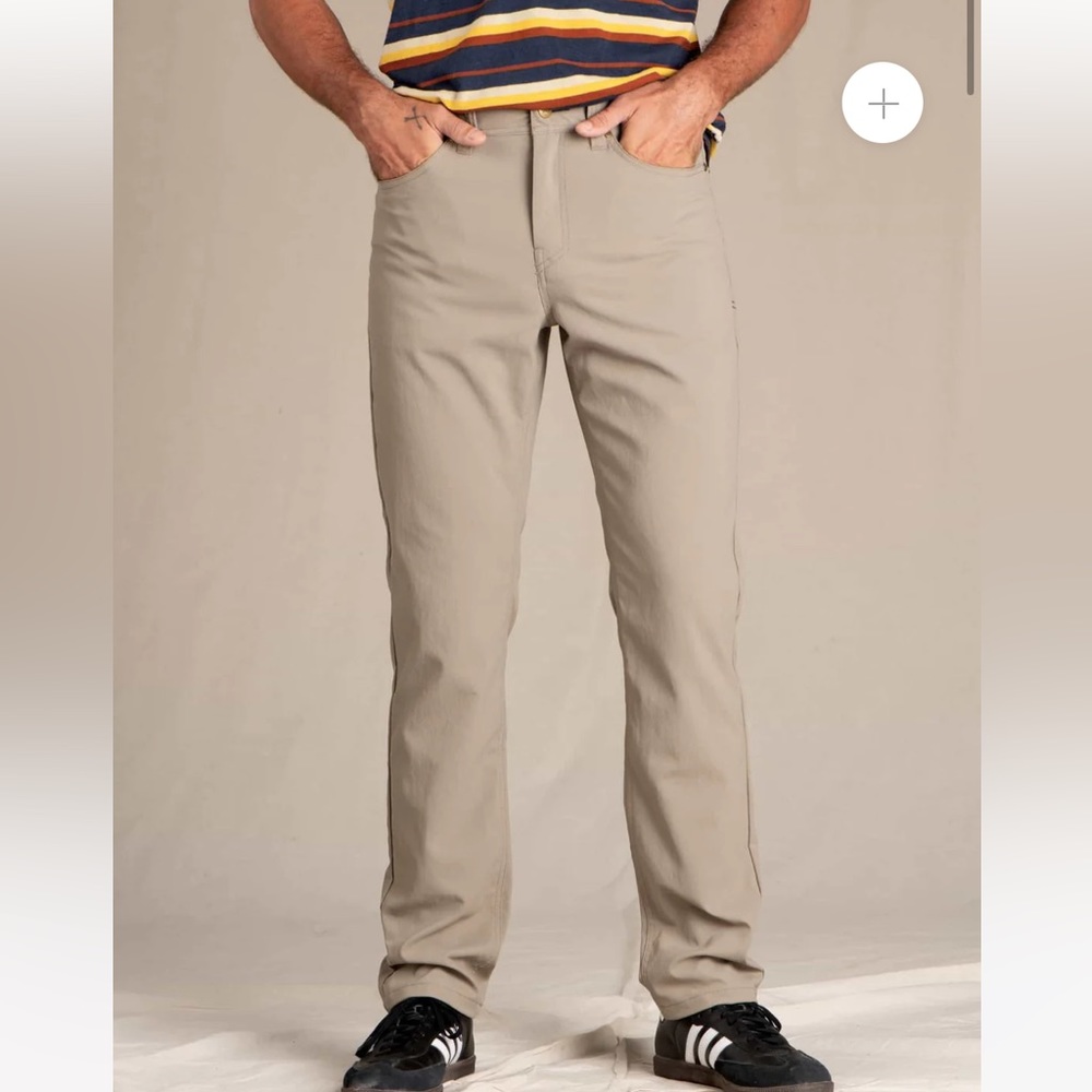 NWT Toad&Co men’s rover 5-pocket lean pant - 30x32